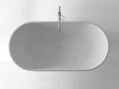 Curvy Oval 1500MM and 1700mm High Gloss Freestanding Bath