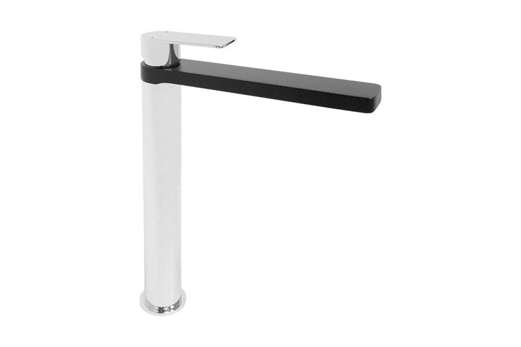 Cosmopolitan Extended Basin Mixer Chrome,  Matte Black & Chrome, Matte Black