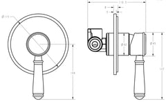 ZIZA Shower Mixer – BODY