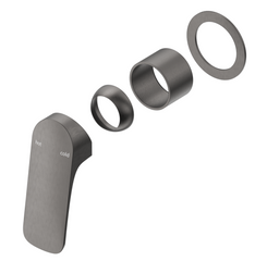 ZIZA Shower Mixer – Round Plate – TRIM KIT ONLY,Chrome,Black,Brushenickel,Gunmeta,FrenchGold