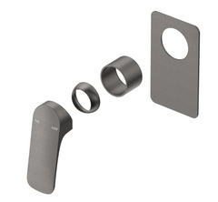 ZIZA Shower Mixer – Square Plate – TRIM KIT ONLY,Chrome,Black,Brushed nickel,Gunmetal,FrenchGold