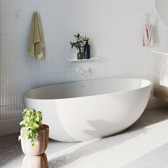Sasso Solid Surface Bath, 1650mm