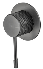 ZIZA Fluted Shower Mixer.Black,Brushed Nickel,Gunmetal,french Gold