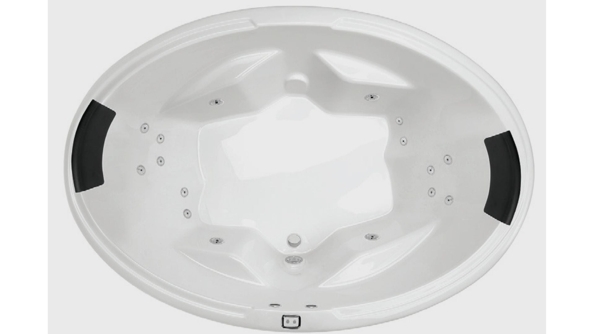 DUO Inset Bath or Spa Bath With Sizes 1850 mm And 12/16//24 Flush Jets