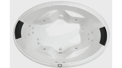 DUO Inset Bath or Spa Bath With Sizes 1850 mm And 12/16//24 Flush Jets