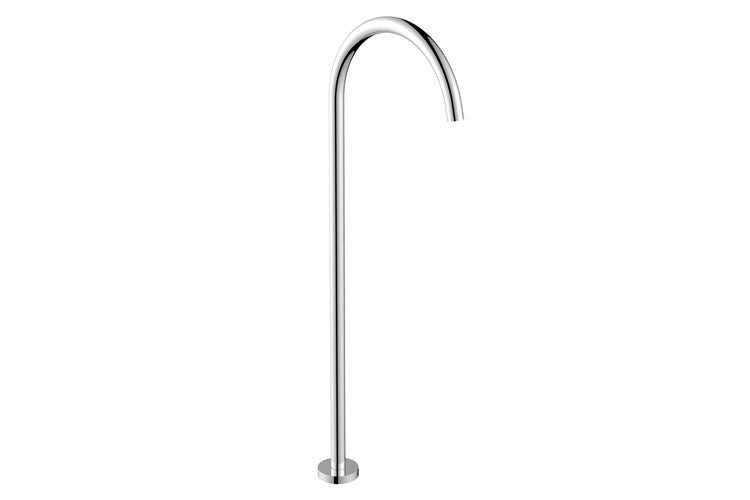 OUL Floor Spout Brushed Brass Brushed Brass, Brushed Nickel, Brushed Copper, Matte Black,Matte White,  Chrome