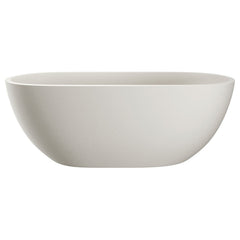 Jada Concrete Bath, Warm White