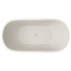 Jada Concrete Bath, Warm White