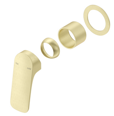 ZIZA Shower Mixer – Round Plate – TRIM KIT ONLY,Chrome,Black,Brushenickel,Gunmeta,FrenchGold