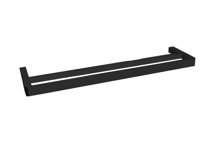 Brooklyn Double Towel Rail 600mm Chrome,Matte Black, Brushed Nickel. Brushed Brassm 900mm Matte Black, 900mm Brushed Brass