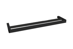 Brooklyn Double Towel Rail 600mm Chrome,Matte Black, Brushed Nickel. Brushed Brassm 900mm Matte Black, 900mm Brushed Brass