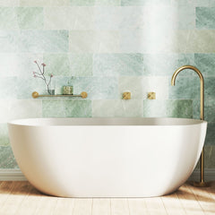 Jada Concrete Bath, Warm White