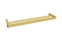 Brooklyn Double Towel Rail 600mm Chrome,Matte Black, Brushed Nickel. Brushed Brassm 900mm Matte Black, 900mm Brushed Brass
