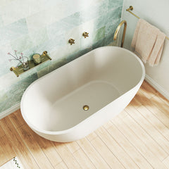 Jada Concrete Bath, Warm White