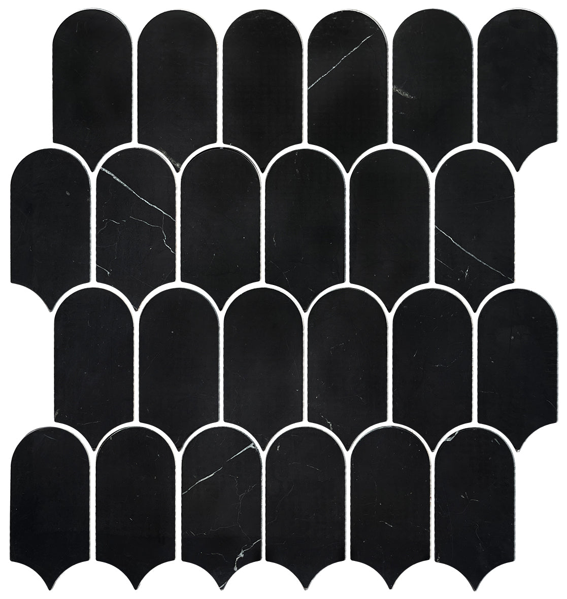 ARTEMIS NERO MARQUINA FEATHER HONED 50X103