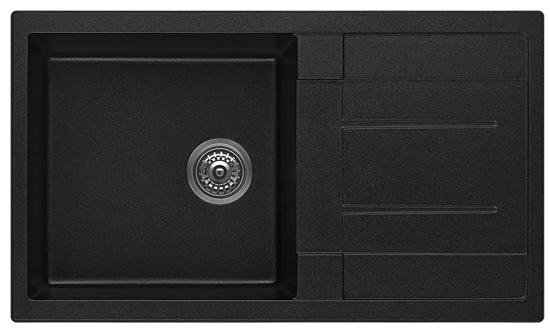 Fomos Sink 860 x 500mm Black
