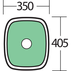 ENDEAVOUR Standard Bowl Undermount Sink In 500x420x210mm