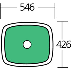 ENDEAVOUR Large Bowl Undermount Sink In 680 x 610 x 210mm