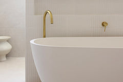 Bloom Floor Bath Spout Light Brushed Brass ,  Brushed Nickel, Brushed Gunmetal, Matte Black, Chrome