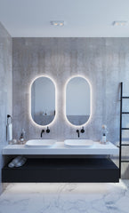 BLAZE PREMIUM SO RANGE BACK - LIT MIRROR W500xH1000xD45mm