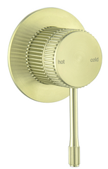 ZIZA Fluted Shower Mixer.Black,Brushed Nickel,Gunmetal,french Gold