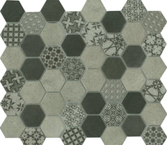 SIGNATURE HEXAGON CONCRETE SATIN 45X52