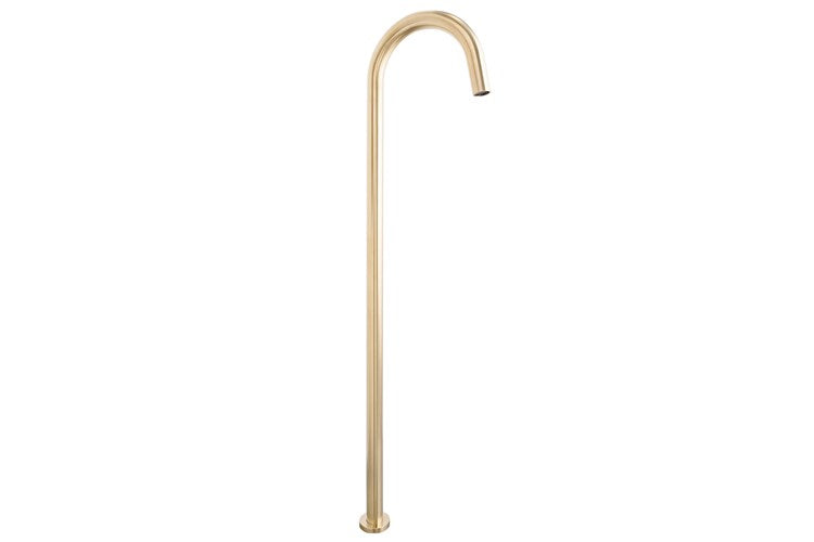 Bloom Floor Bath Spout Light Brushed Brass ,  Brushed Nickel, Brushed Gunmetal, Matte Black, Chrome