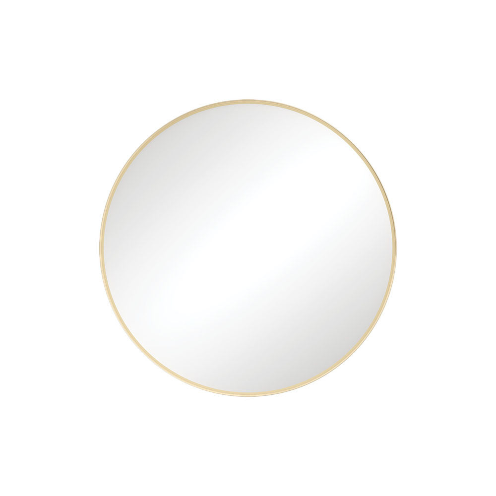 BABE Cercle Framed Mirror 600mm Or 800mm In Matte Black & Urban Brass-u=Urban Brass