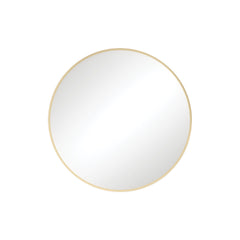 BABE Cercle Framed Mirror 600mm Or 800mm In Matte Black & Urban Brass-u=Urban Brass
