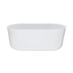VINDSOR Freestanding Acrylic Bath In White And Matte Black 1500mm, 1700mm