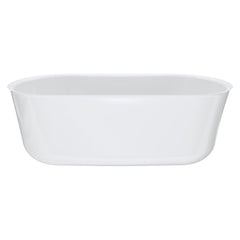 VINDSOR Freestanding Acrylic Bath In White And Matte Black 1500mm, 1700mm
