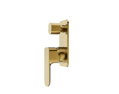 OSKAR SHOWER MIXER WITH DIVERTER BRUSHED GOLD