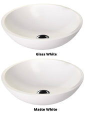 BURMA Solid Surface In Gloss or Matte White In 405 w x 140 H mm