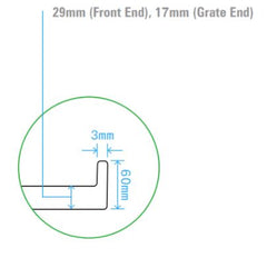 Aussie Tile Rear/Tray Grate
