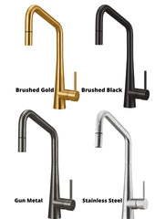 ESSENTE Stainless Steel Square Goose Neck Pull Out Mixer