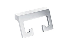 Time Square Double Robe Hook Chrome,  Hook Matte Black
