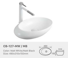Oval Shaped Above Counter Basins