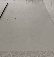 CEMENTO Shower Floor Rear Waste Available In 900, 1000, 1200, 1400, 1600, & 1800