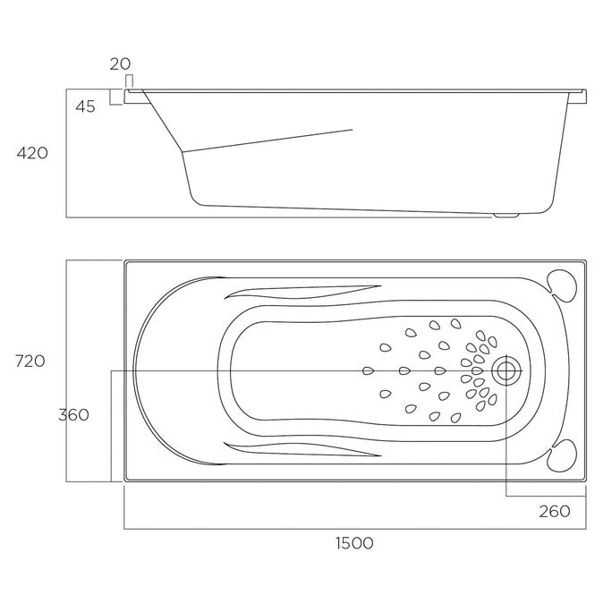 Chloe Bath Tub