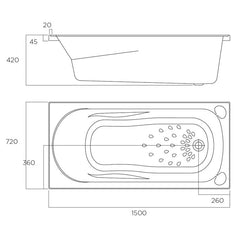 Chloe Bath Tub