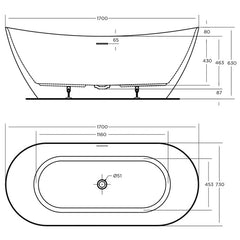 Kite Bath Tub