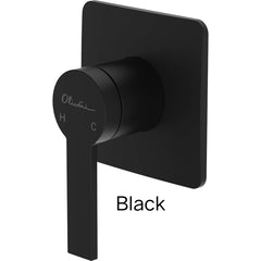 BARCEIONA Wall Mixer in Chrome and Matte Black