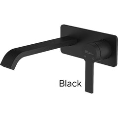 BARCELONA Wall Mixer Set in Chrome and Matte Black