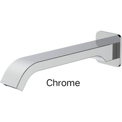 BARCELONA Wall Spout in Chrome and Matte Black