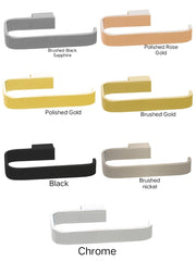 YOHO Toilet Roll Holder in Chrome,Matte Black, Brushed Gold, Polished Gold, polished Rose Gold, Brushed Nickel, Brushed Black Sapphire