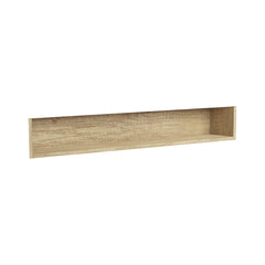 1200 Display Shelf Insert for Mirror Cabinet, Satin White, Scandi Oak, Industrial, Satin Black