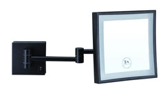 BLAZE 3X MAGNIFICATION MIRROR WITH LIGHT COOL - MATT BLACK