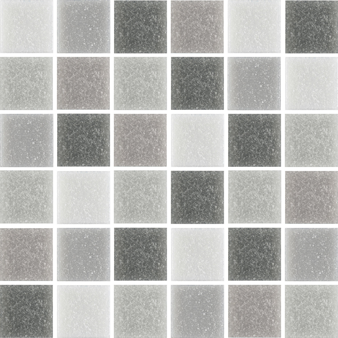 GEMSTONE SILVER GREY GLASS 20X20
