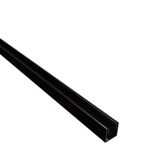 U Channel Chrome,  Matte Black, Brushed Gold, Brushed Nickel, Gunmetal Grey