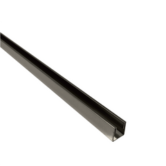 U Channel Chrome,  Matte Black, Brushed Gold, Brushed Nickel, Gunmetal Grey